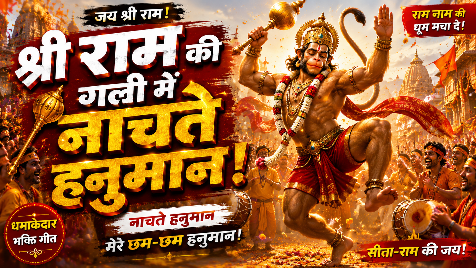 Ram ki gali me nache hanuman